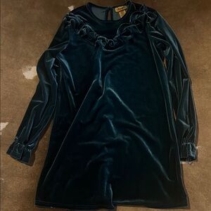 Elegant Velvet Long Sleeve Dress